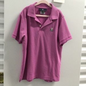 Kids Psycho Bunny Purple Polo- Medium 10/12, Boys Medium Polo